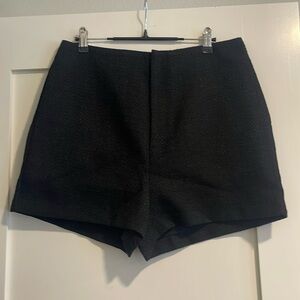 Endless rose black tweed shorts. Size L